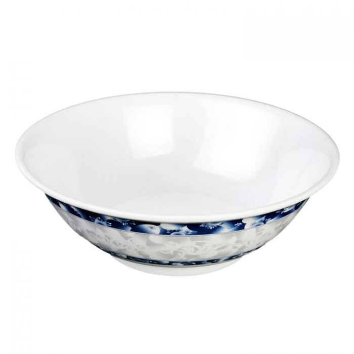 Thunder Group Melamine Asian 22 OZ, 6 7/8" RIMLESS BOWL, BLUE DRAGON,1 doz