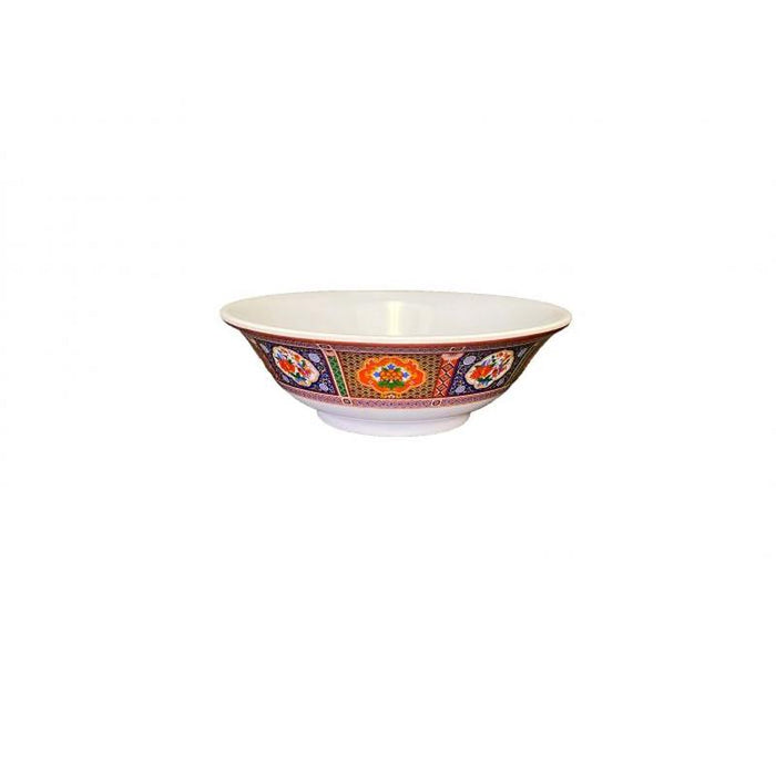 Thunder Group Melamine Asian 22 OZ, 6 7/8" RIMLESS BOWL, PEACOCK, 1 doz