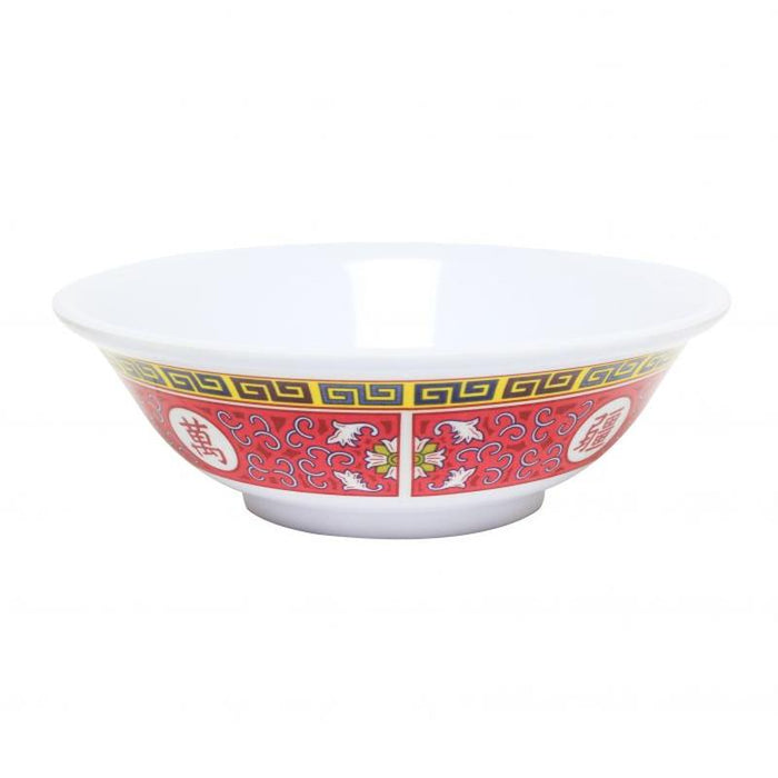 Thunder Group Melamine Asian 22 OZ, 6 7/8" RIMLESS BOWL, LONGEVITY, 1 doz