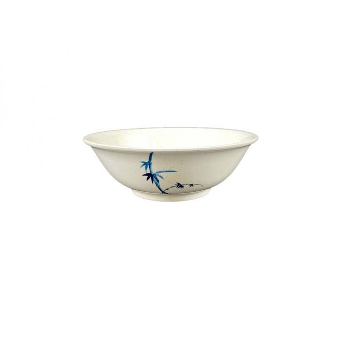 Thunder Group Melamine Asian 36 OZ, 8" RIMLESS BOWL, BLUE BAMBOO,1 doz