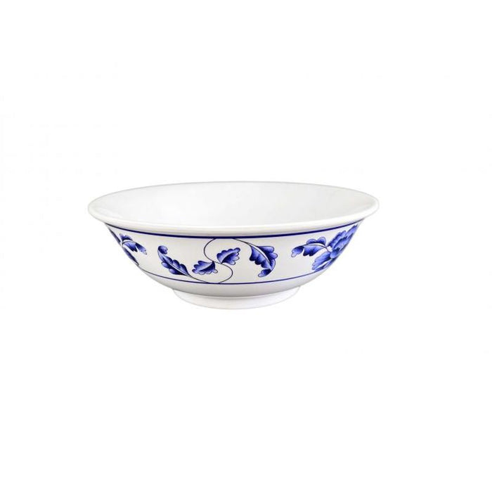 Thunder Group Melamine Asian 36 OZ, 8" RIMLESS BOWL, LOTUS,1 doz