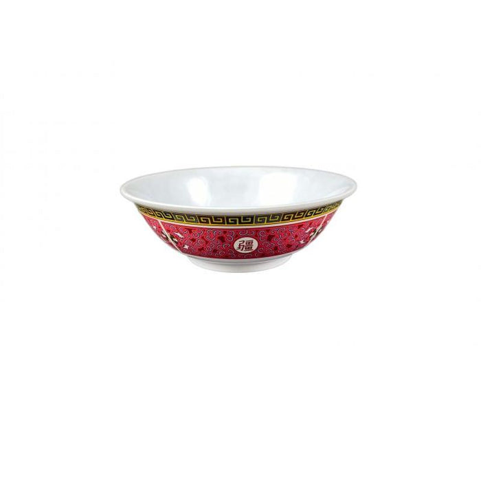 Thunder Group Melamine Asian 36 OZ, 8" RIMLESS BOWL, LONGEVITY, 1 doz