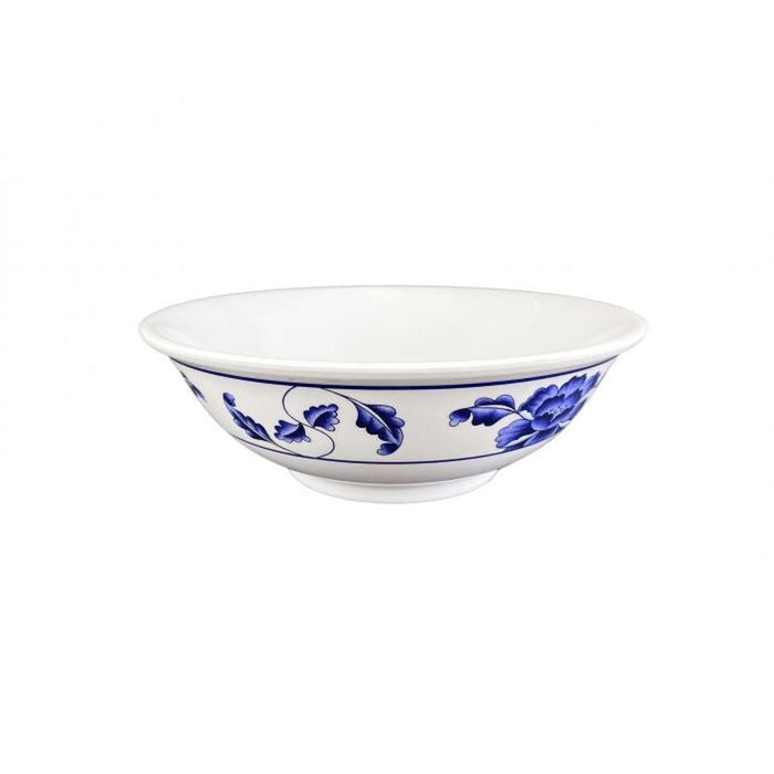 Thunder Group Melamine Asian 52 OZ, 8 3/4" RIMLESS BOWL, LOTUS,1 doz