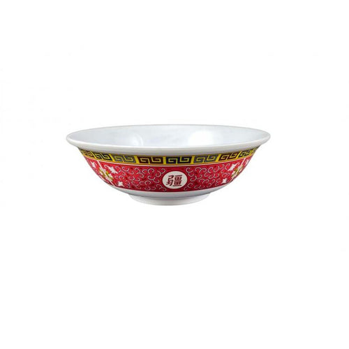 Thunder Group Melamine Asian 70 OZ, 9 3/4" RIMLESS BOWL, LONGEVITY, 1 doz