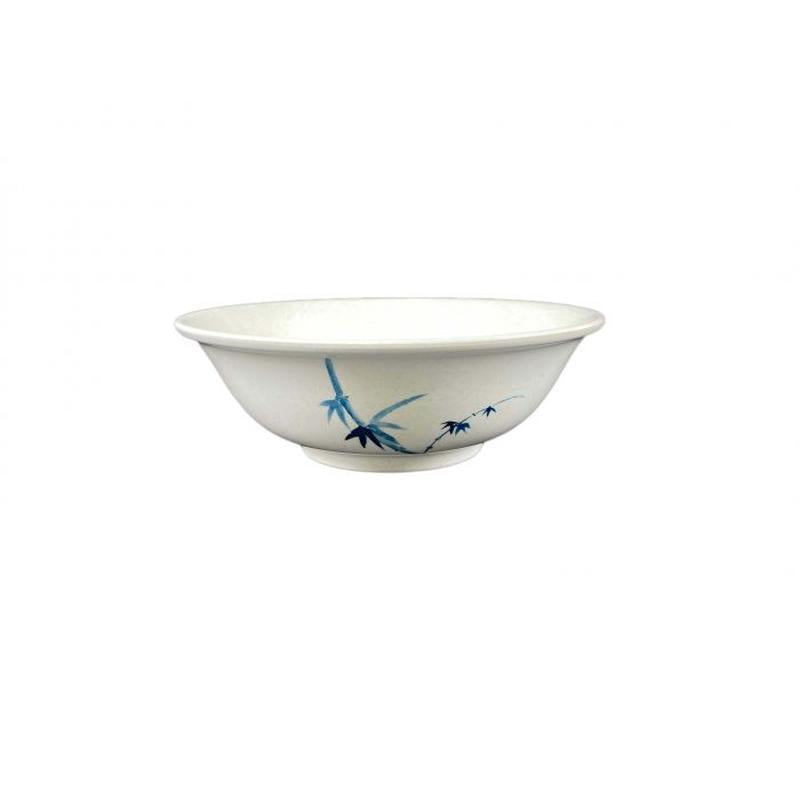 Thunder Group Melamine Asian 96 OZ, 11" RIMLESS BOWL, BLUE BAMBOO,1 doz