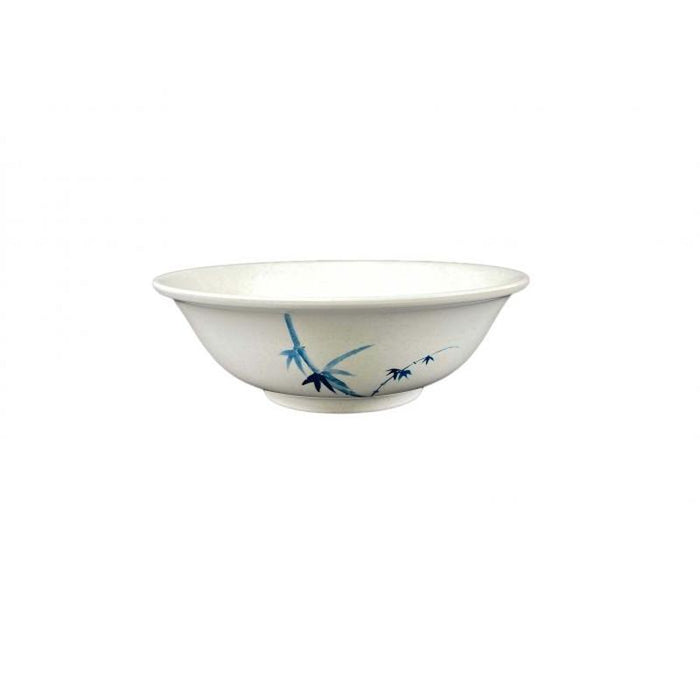 Thunder Group Melamine Asian 96 OZ, 11" RIMLESS BOWL, BLUE BAMBOO,1 doz