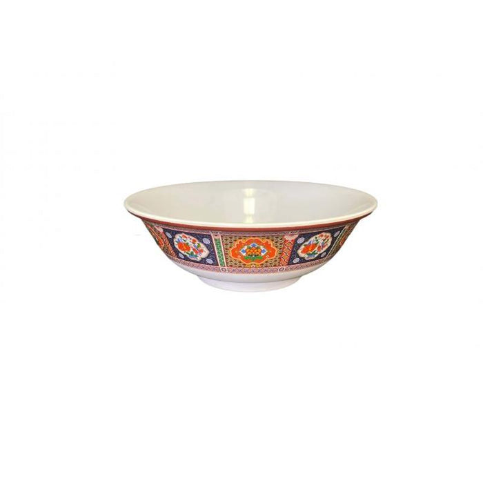 Thunder Group Melamine Asian 96 OZ, 11" RIMLESS BOWL, PEACOCK, 1 doz