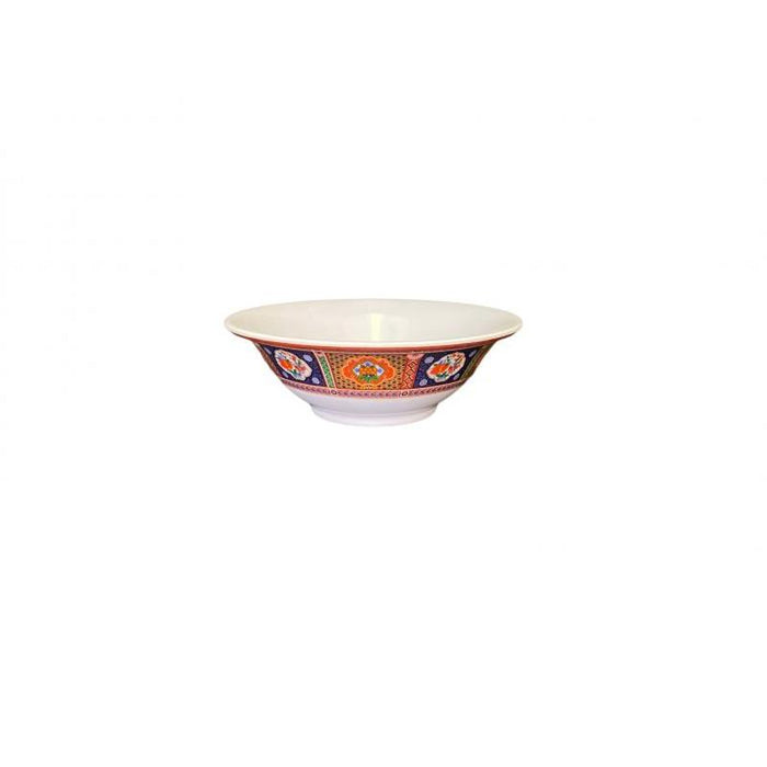 Thunder Group Melamine Asian 15 OZ, 6" DEEP BOWL, PEACOCK, 1 doz