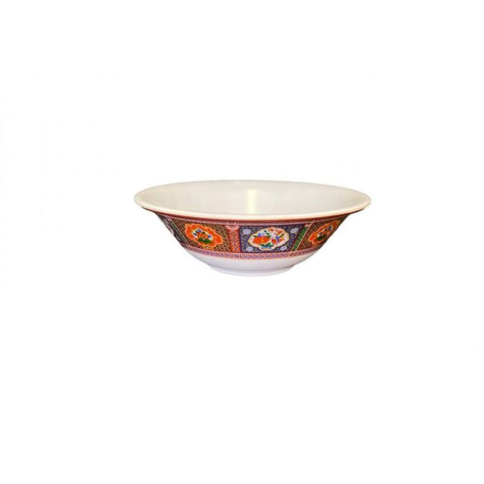 Thunder Group Melamine Asian 24 OZ, 7" DEEP BOWL, PEACOCK, 1 doz