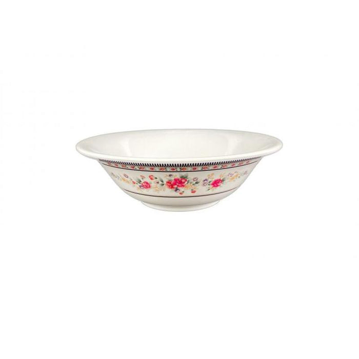 Thunder Group Melamine Asian 34 OZ, 8" DEEP BOWL, ROSE, 1 doz