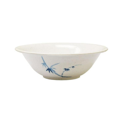 Thunder Group Melamine Asian 34 OZ, 8" DEEP BOWL, BLUE BAMBOO,1 doz