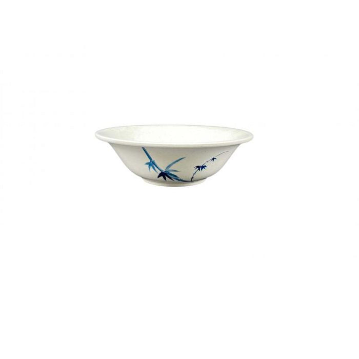 Thunder Group Melamine Asian 34 OZ, 8" DEEP BOWL, BLUE BAMBOO,1 doz