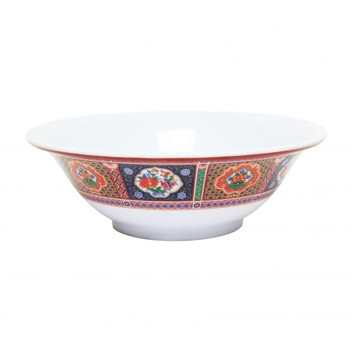 Thunder Group Melamine Asian 34 OZ, 7 1/4" SCALLOPED BOWL, PEACOCK, 1 doz