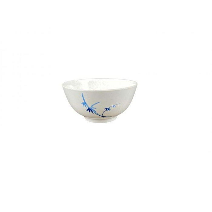 Thunder Group Melamine Asian 25 OZ, 5 7/8" RICE BOWL, BLUE BAMBOO,1 doz