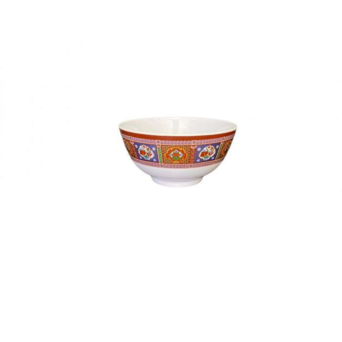 Thunder Group Melamine Asian 25 OZ, 5 7/8" RICE BOWL, PEACOCK, 1 doz