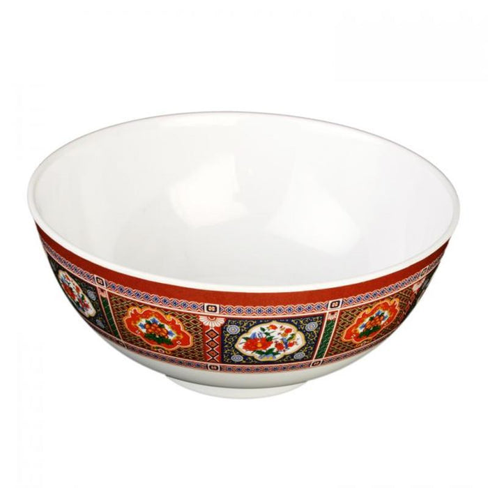 Thunder Group Melamine Asian 24 OZ, 7" DEEP BOWL, PEACOCK, 1 doz