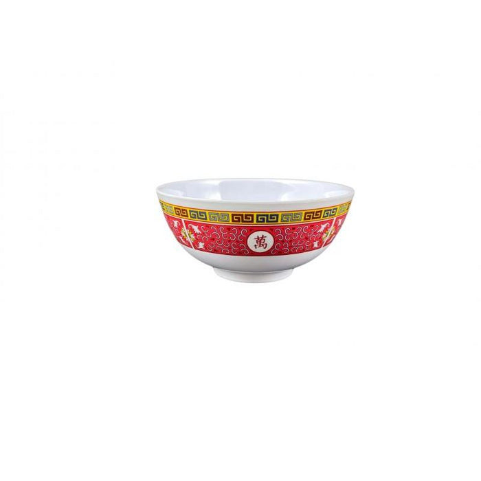 Thunder Group Melamine Asian 39 OZ, 7" RICE BOWL, LONGEVITY, 1 doz