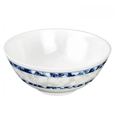 Thunder Group Melamine Asian 56 OZ, 8" RICE BOWL, BLUE DRAGON,1 doz