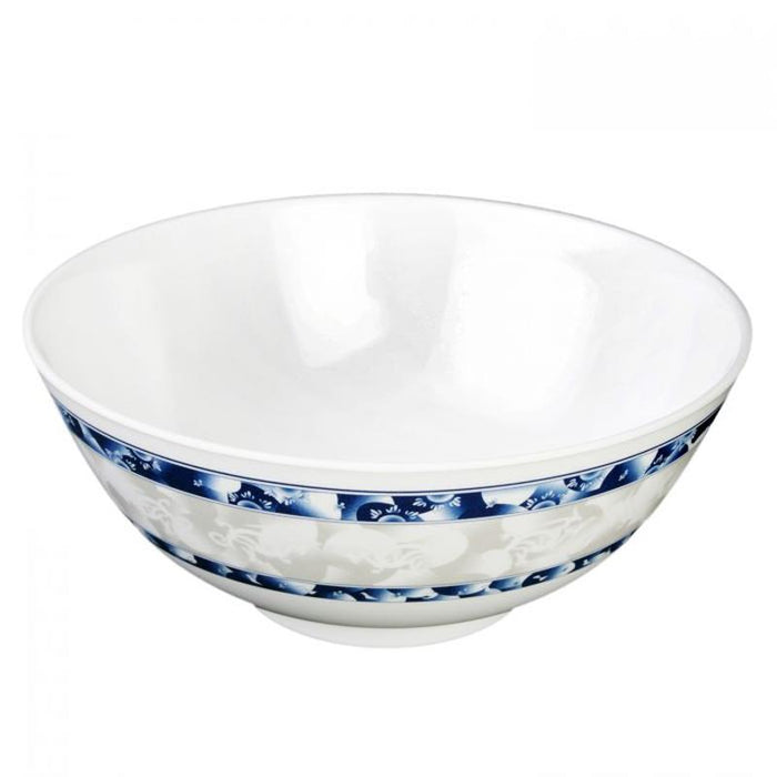 Thunder Group Melamine Asian 56 OZ, 8" RICE BOWL, BLUE DRAGON,1 doz