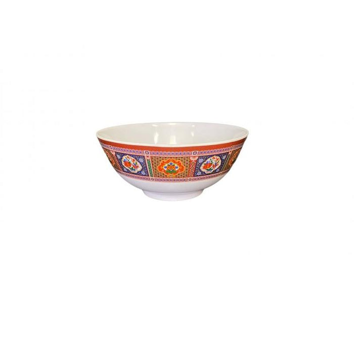 Thunder Group Melamine Asian 56 OZ, 8" RICE BOWL PEACOCK, 1 doz