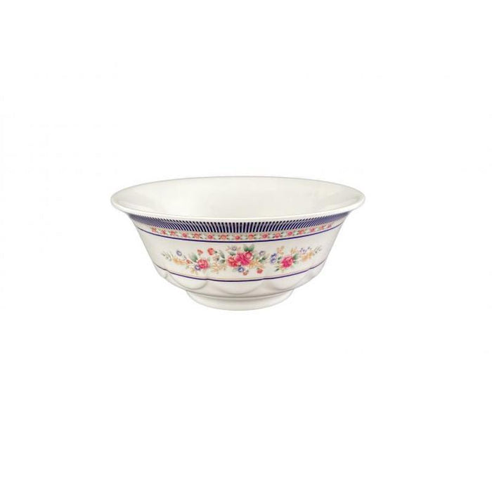 Thunder Group Melamine Asian 25 OZ, 6 1/4" SCALLOPED BOWL, ROSE, 1 doz