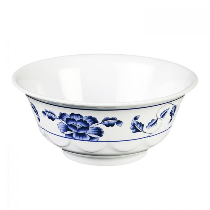 Thunder Group Melamine Asian 25 OZ, 6 1/4" SCALLOPED BOWL, LOTUS,1 doz