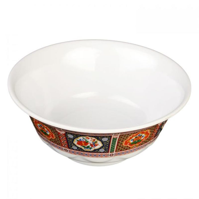 Thunder Group Melamine Asian 25 OZ, 5 7/8" RICE BOWL, PEACOCK, 1 doz