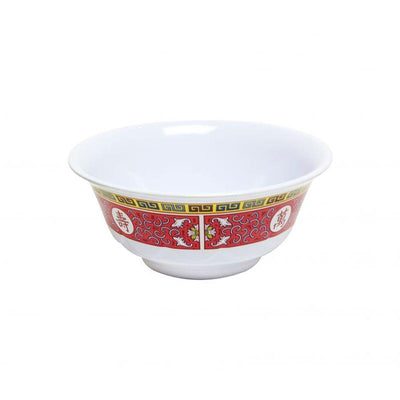 Thunder Group Melamine Asian 25 OZ, 6 1/4" SCALLOPED BOWL, LONGEVITY, 1 doz