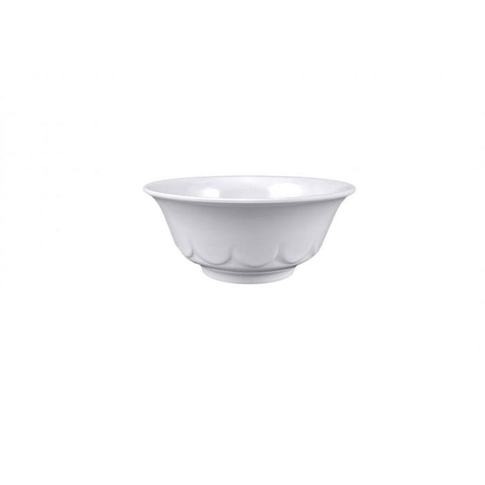 Thunder Group Melamine Asian 25 OZ, 6 1/4" SCALLOPED BOWL, IMPERIAL,1 doz