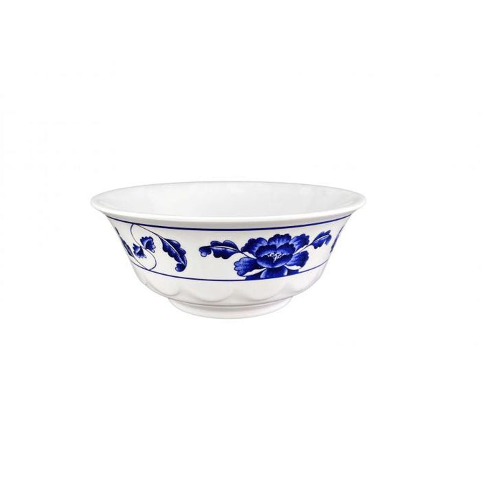 Thunder Group Melamine Asian 34 OZ, 7 1/4" SCALLOPED BOWL, LOTUS,1 doz