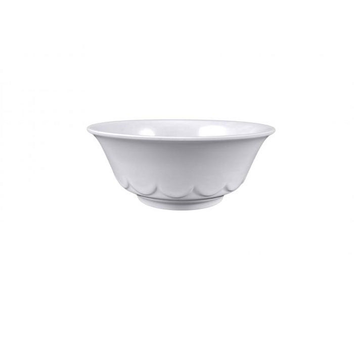 Thunder Group Melamine Asian 34 OZ, 7 1/4" SCALLOPED BOWL, IMPERIAL,1 doz