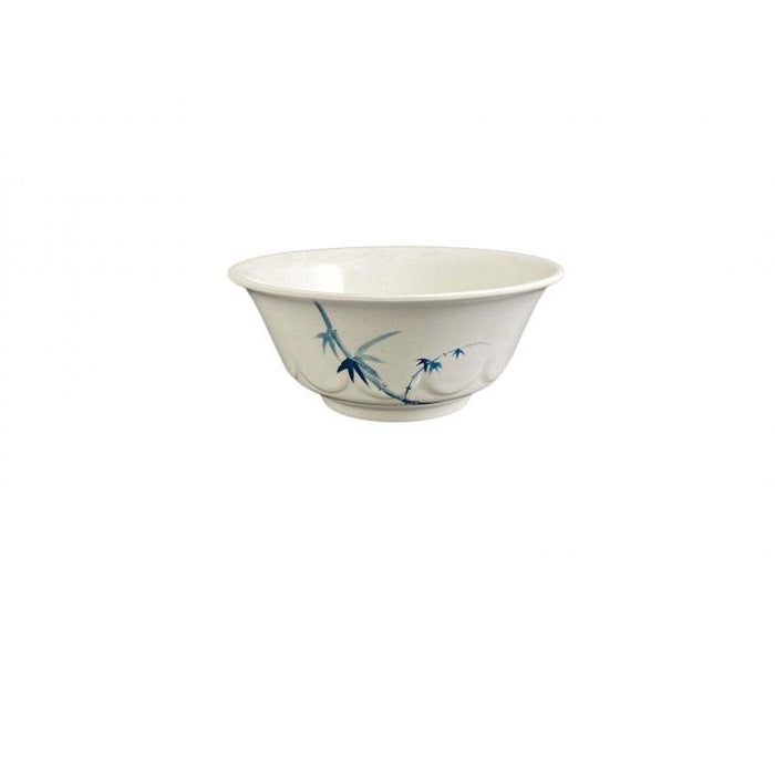 Thunder Group Melamine Asian 53 OZ, 8 1/4" SCALLOPED BOWL, BLUE BAMBOO,1 doz