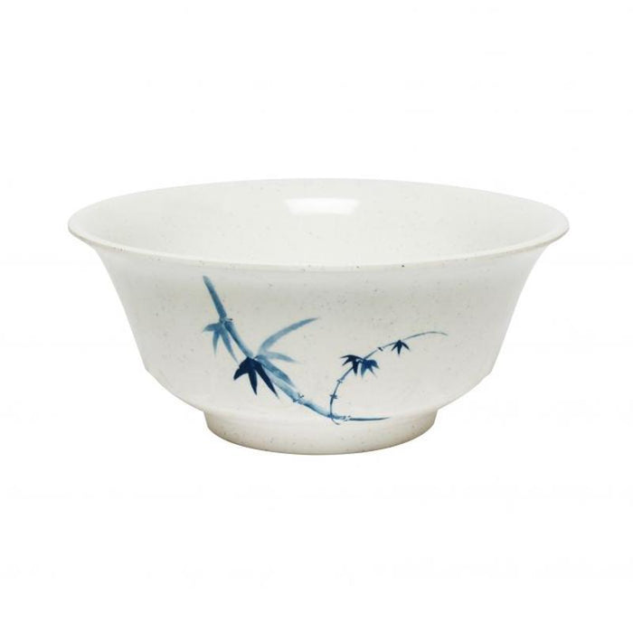 Thunder Group Melamine Asian 53 OZ, 8 1/4" SCALLOPED BOWL, BLUE BAMBOO,1 doz