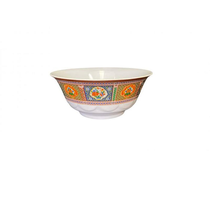 Thunder Group Melamine Asian 53 OZ, 8 1/4" SCALLOPED BOWL, PEACOCK, 1 doz