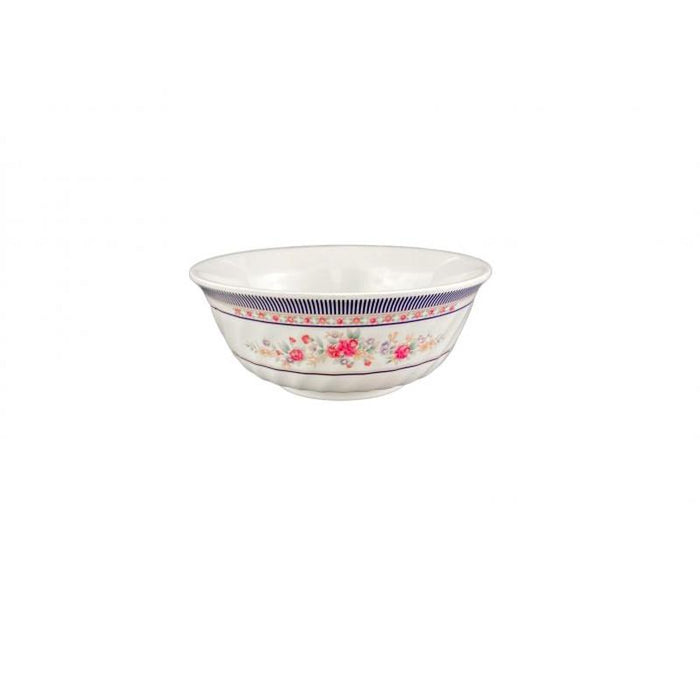 Thunder Group Melamine Asian 21 OZ, 6" SWIRL BOWL, ROSE, 1 doz