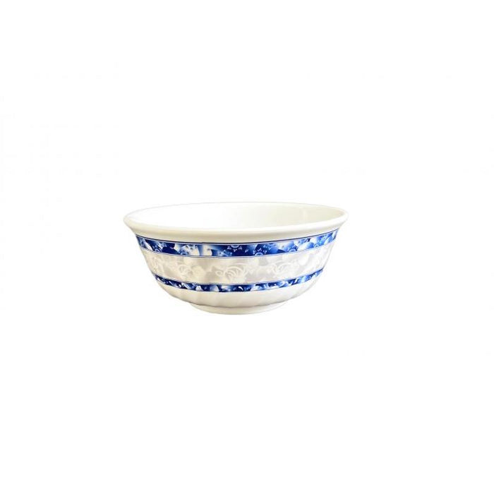 Thunder Group Melamine Asian 21 OZ, 6" SWIRL BOWL, BLUE DRAGON,1 doz