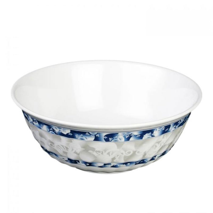 Thunder Group Melamine Asian 21 OZ, 6" SWIRL BOWL, BLUE DRAGON,1 doz