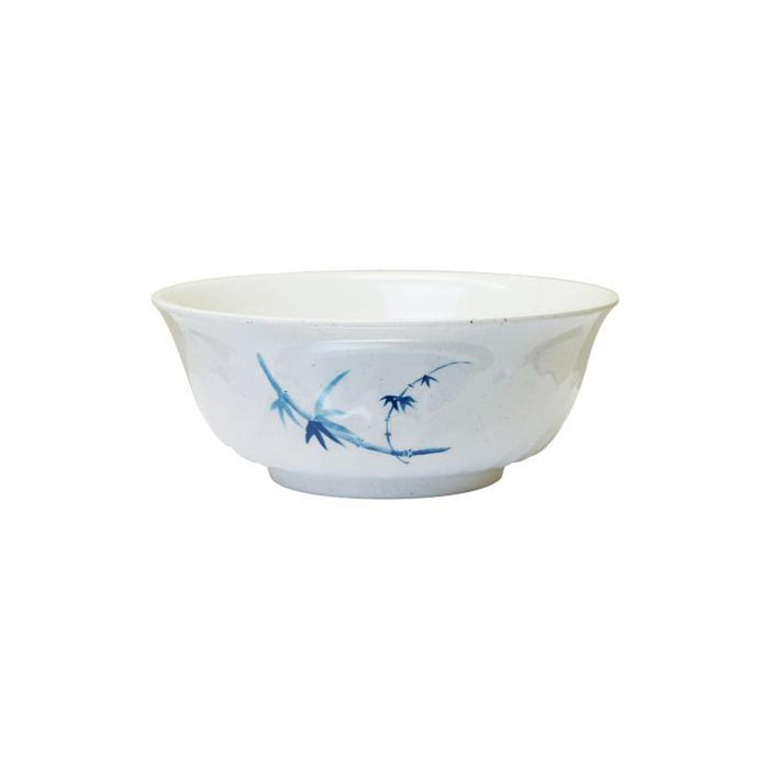 Thunder Group Melamine Asian 32 OZ, 6 7/8" SWIRL BOWL, BLUE BAMBOO,1 doz