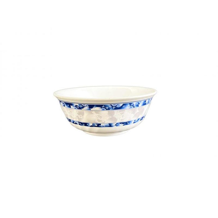 Thunder Group Melamine Asian 32 OZ, 6 7/8" SWIRL BOWL, BLUE DRAGON,1 doz