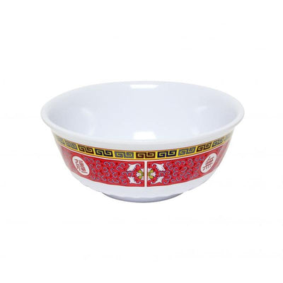 Thunder Group Melamine Asian 48 OZ, 8" SWIRL BOWL, LONGEVITY, 1 doz