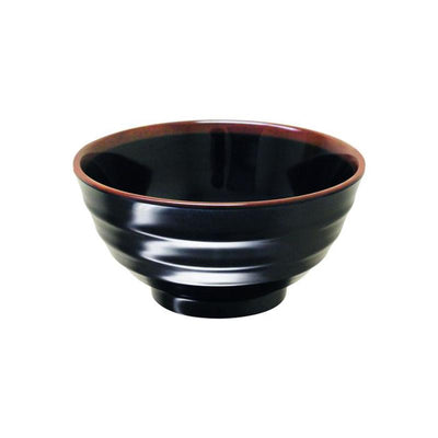 Thunder Group Melamine Asian 30 OZ, 7 1/2" SOUP BOWL, TENMOKU, 1 doz