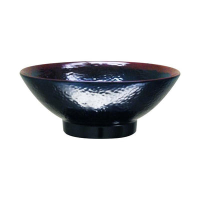 Thunder Group Melamine Asian 23 OZ, 6 1/2" WAVE SOUP BOWL, TENMOKU, 1 doz