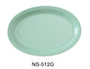 Yanco Nessico NS-512G Oval Platter with Narrow Rim, Melamine, Pack of 24 (2 Dz)