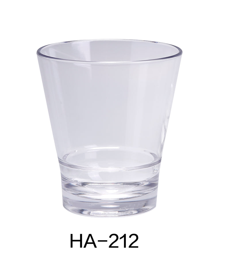Yanco HA-212 Hawaii 3.5" ROCKS 12 OZ, , Color: Clear, Material: Plastic, Pack of 24