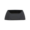 Thunder Group Melamine Asian 28 OZ, 8 1/2" SQUARE SALAD BOWL, 1 5/8" DEEP, BLACK , 1 doz