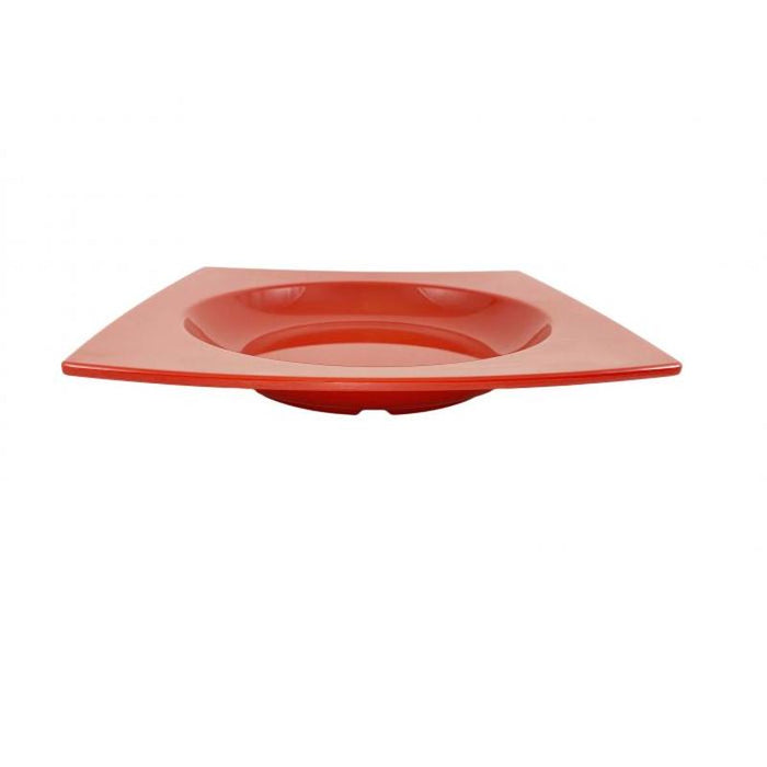 Thunder Group Melamine Asian 22 OZ, 10 1/2 PASTA BOWL, 1 3/8 DEEP, PURE RED, 1 doz