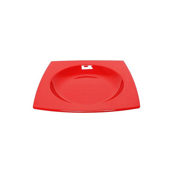 Thunder Group Melamine Asian 22 OZ, 10 1/2 PASTA BOWL, 1 3/8 DEEP, PURE RED, 1 doz