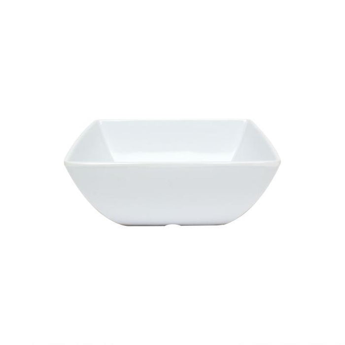 Thunder Group Melamine Asian 8 OZ,  3 7/8" SQUARE BOWL, 1 3/4" DEEP, 1 doz