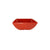 Thunder Group Melamine Asian 22 OZ,  5 1/2 SQUARE BOWL, 2 1/4 DEEP, PURE RED, 1 doz