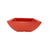 Thunder Group Melamine Asian 90 OZ,  9 SQUARE BOWL, 3 5/8 DEEP, PURE RED, 1 doz